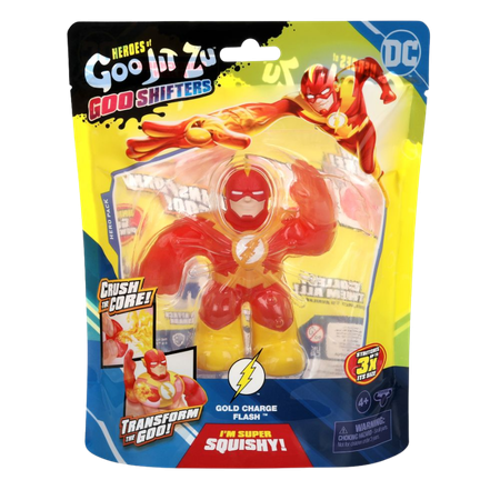 Heroes Of Goo Jit Zu Goo Shifters DC Gold Charge Flash Squishy Toimintahahmo