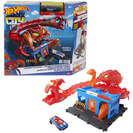 Hot Wheels City Scorpion Flex Attack -leikkisarja
