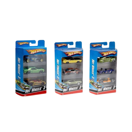How Wheels 1:64 3-pack - Valikoima