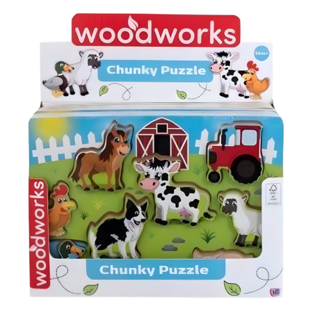 HTI Farm Chunky Wooden Puzzle
