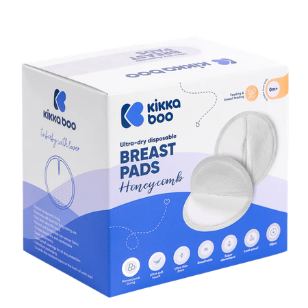 Kikka Boo Ultra-Dry Disposable Breast Pads Honeycomb – 25 kpl