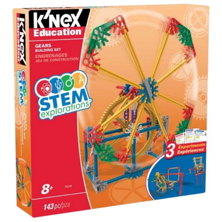 K’NEX Education Hammaspyörät Rakennussarja – 143 osaa