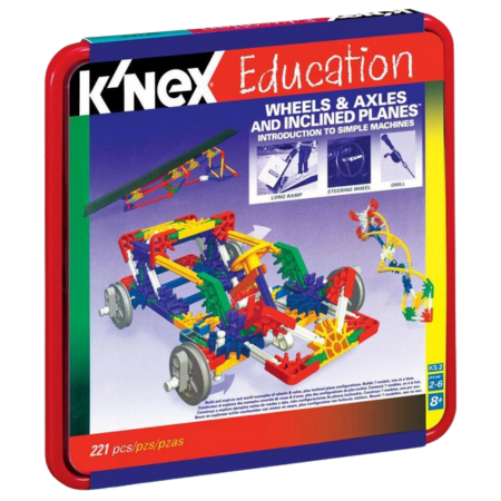 K’NEX Education Pyörät & Akselit Rakennussarja – 221 osaa