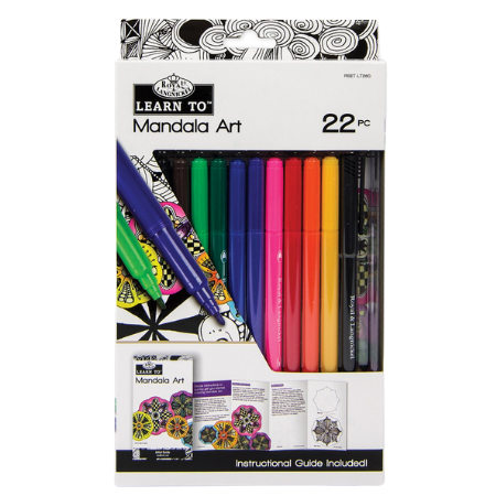 Royal Langnickel Learn To Mandala Set - 22 palaa
