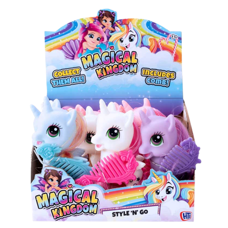 Magical Kingdom Style 'N' Go Yksisarvisponi Kammalla Lelu