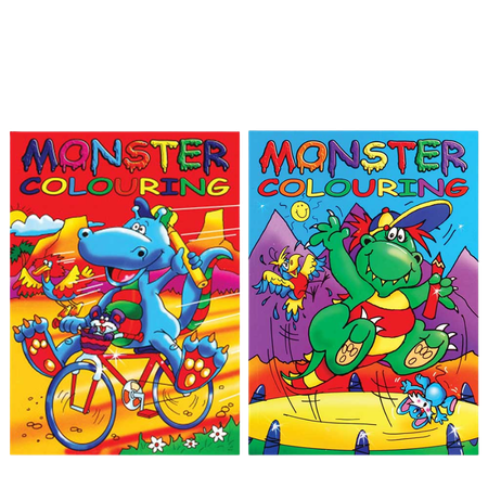 Monster Väritys- ja Aktiviteettikirja - Lajitelma
