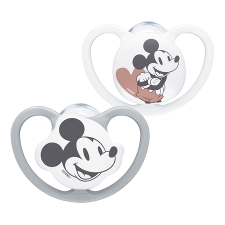 NUK Disney Space 6–18 kk Harmaa Tutti – 2 kpl