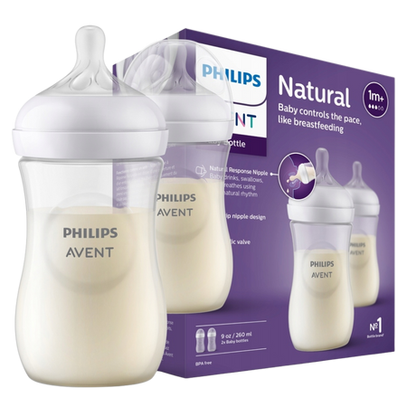 Philips Avent Natural Response 1+ Kuukautta Tuttipullo – 2 x 260 ml