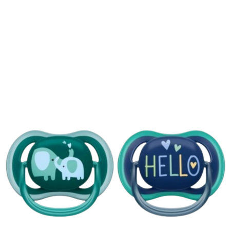 Philips Avent Ultra Air 18+ kk Baby Boy Elephant -design Tutit – 2 kpl