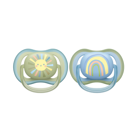 Philips Avent Ultra Air Silikonitutit 0–6 Kuukautta – 2 kpl