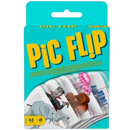Mattel Games Pic Flip -korttipeli