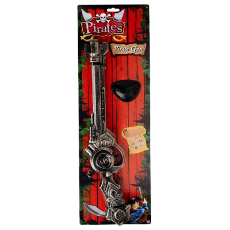Pirate Gun and Eye Patch Set