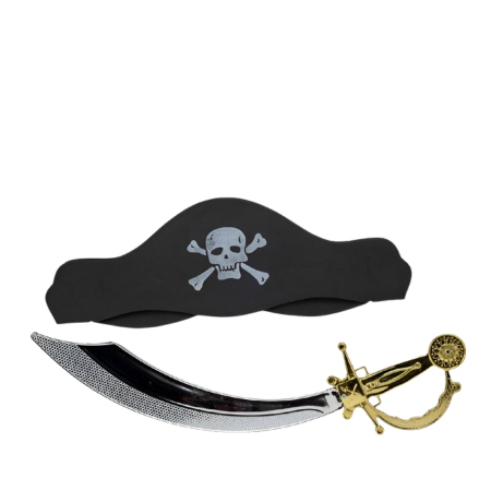 Pirates Hat and Sword Dress-Up Set