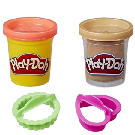 Play-Doh Kitchen Creations -muotoilusavi - Punainen ja Ruskea