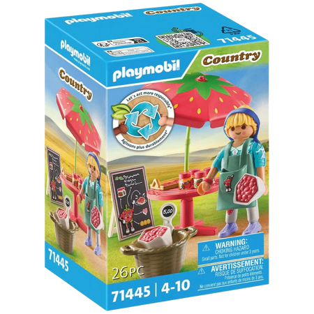 Playmobil Country Kotitekoisen Mansikkahillon Myyntikoju Leikkisetti