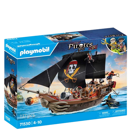 Playmobil Suuri Merirosvolaiva Miehistöllä Leikkisetti