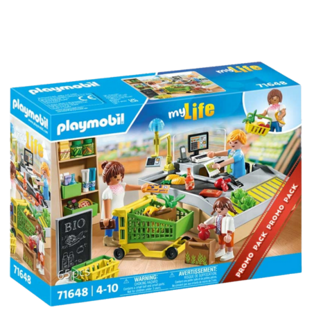 Playmobil My Life Luomu Supermarket Leikkisetti