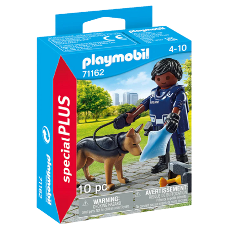 Playmobil Special Plus Poliisi ja Koira Leikkisetti
