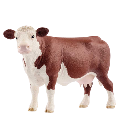 Schleich Hereford Cow Figure