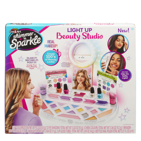 Shimmer ’n Sparkle Story Time Makeup Studio -meikkileikkisetti