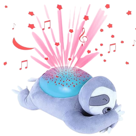 Summer Infant Slumber Buddies Deluxe Sloth Star Projector with Melodies