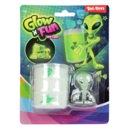Toi-Toys Glow 'N Fun Pimeässä Hohtava Lima Alienhahmolla