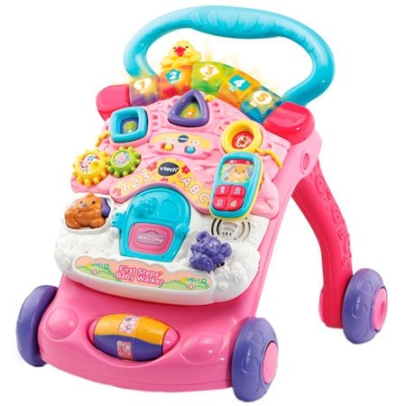 VTech First Steps -rattaat - vaaleanpunainen
