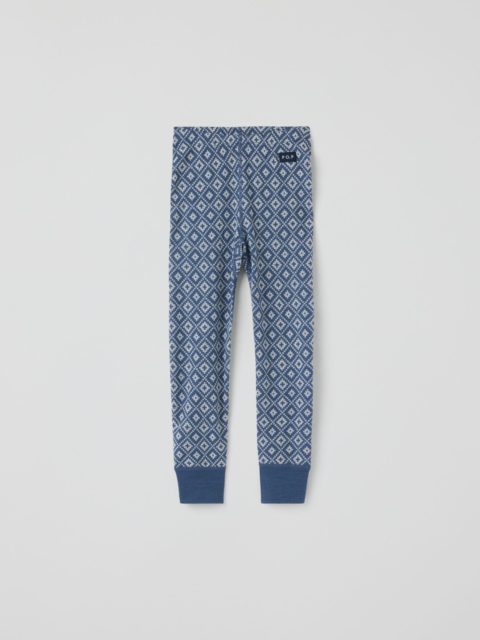Pitkät alushousut merinovillaa Jacquard