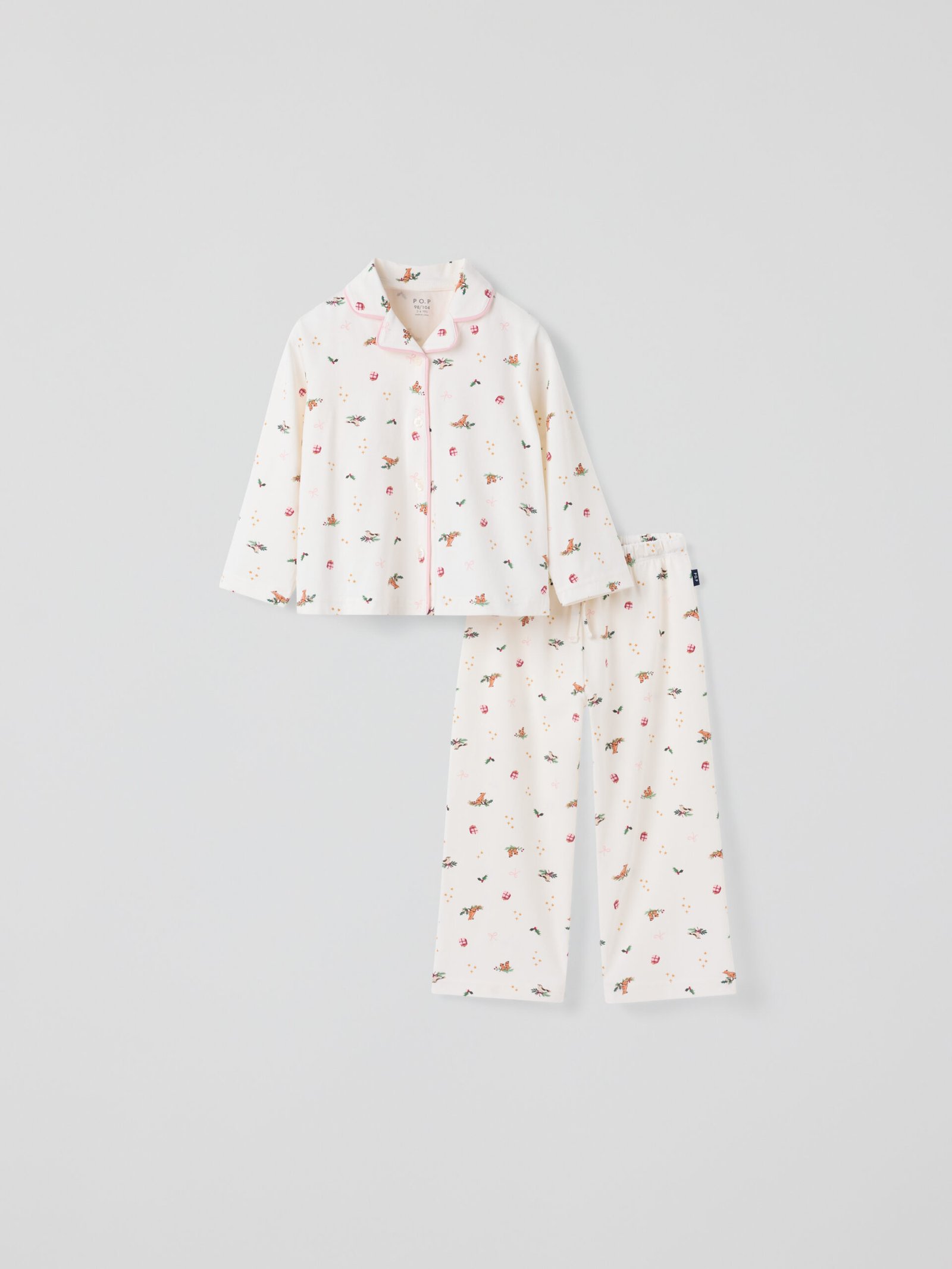 Pyjamat leveälahkeiset